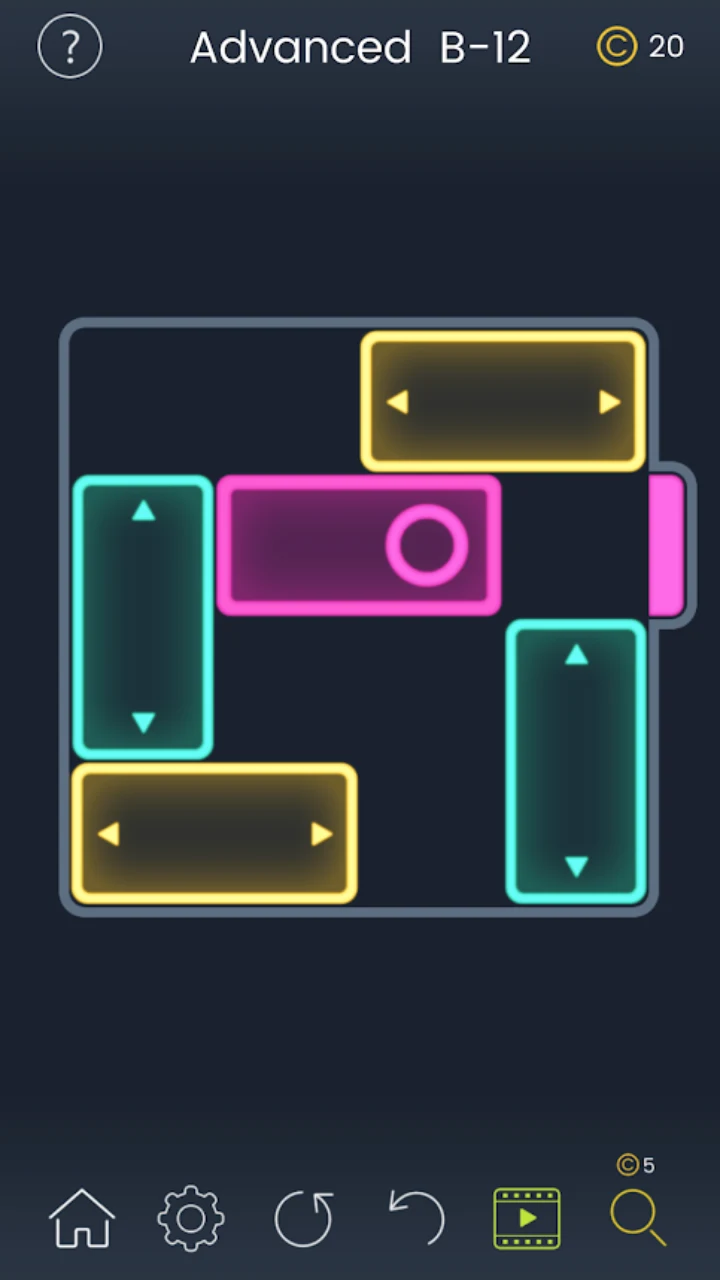 Puzzle Glow : Brain Puzzle Gam screenshot